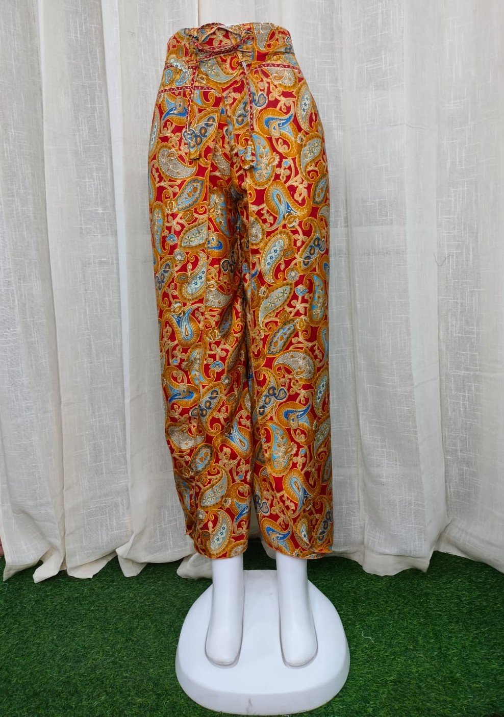 KASTOORI FLAP PANT GOLDEN YELLOW (1) 0046