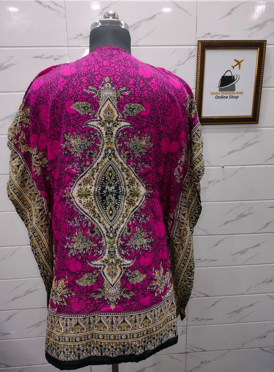 POLISTER SHORT KAFTAN PINK (2) 0035